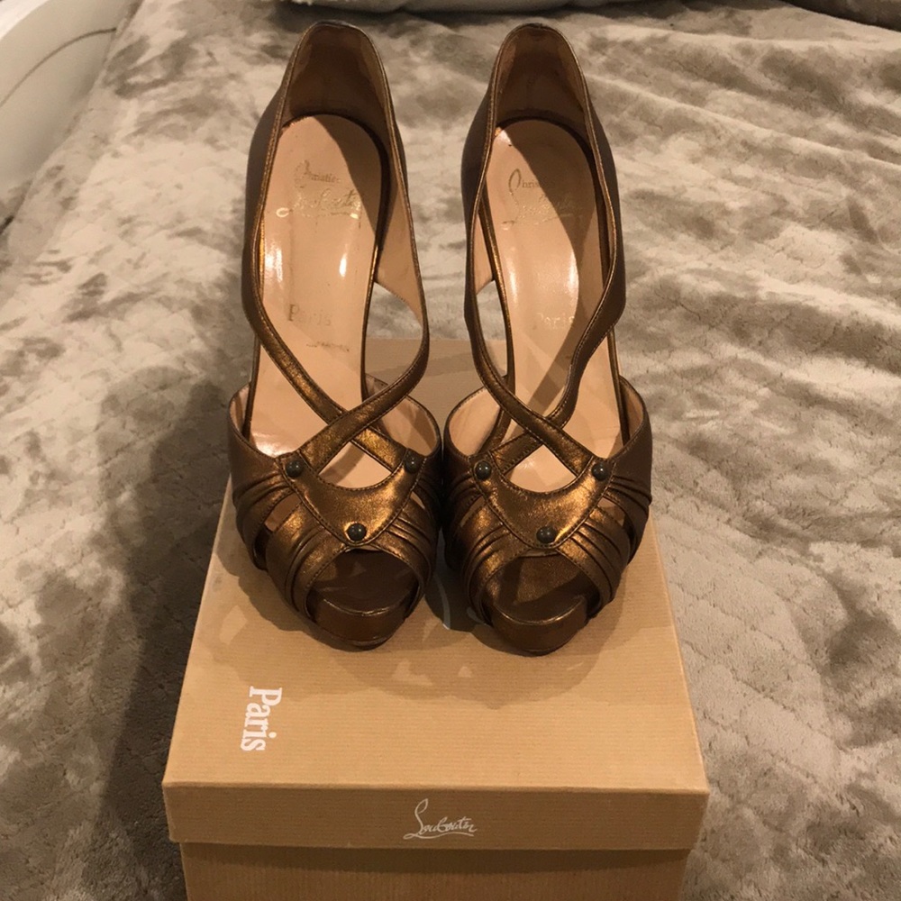 Christian Louboutin Scissor Girl NAPPA LAMINATO